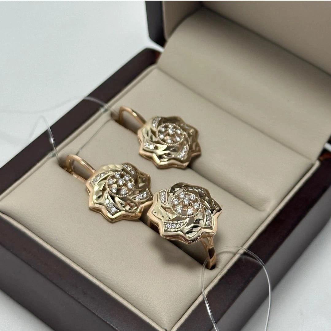Ювелирный комплект Kausar Gold K593 17-19р 7,75гр. 