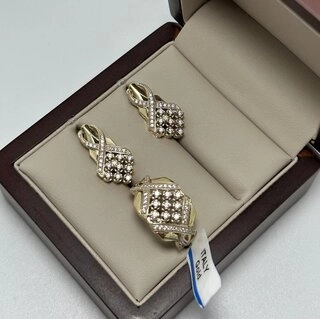 Ювелирный комплект Kausar Gold K572 17-19р 9,23гр. 