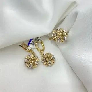 Ювелирный комплект Exclusive Italy TRGLD160842 18р 9,65гр. 