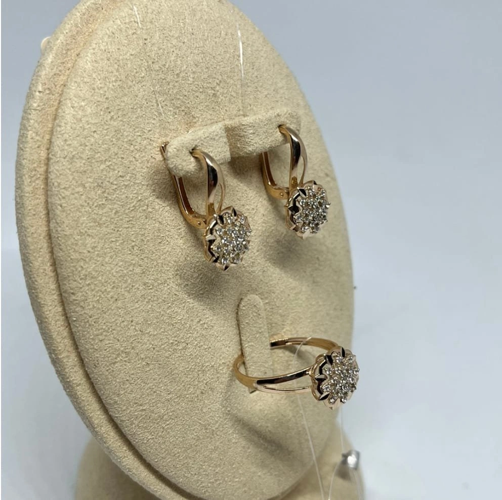 Ювелирный комплект Kausar Gold K385 17-19р 5,1гр. 