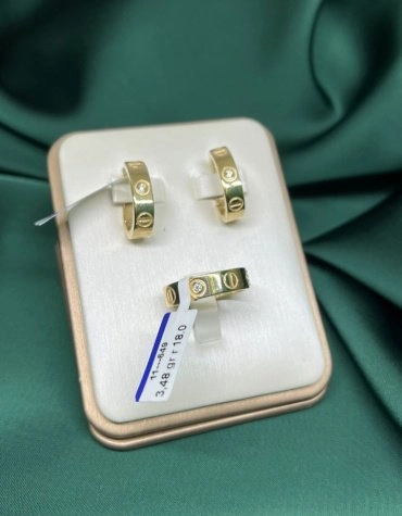 Ювелирный комплект Exclusive Gold 5548797 вес 8.71 г золото, без вставок 