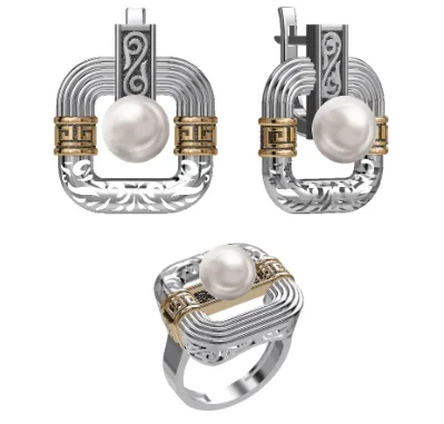 Ювелирный комплект Merhat Limited KS005 19р  - фото 6