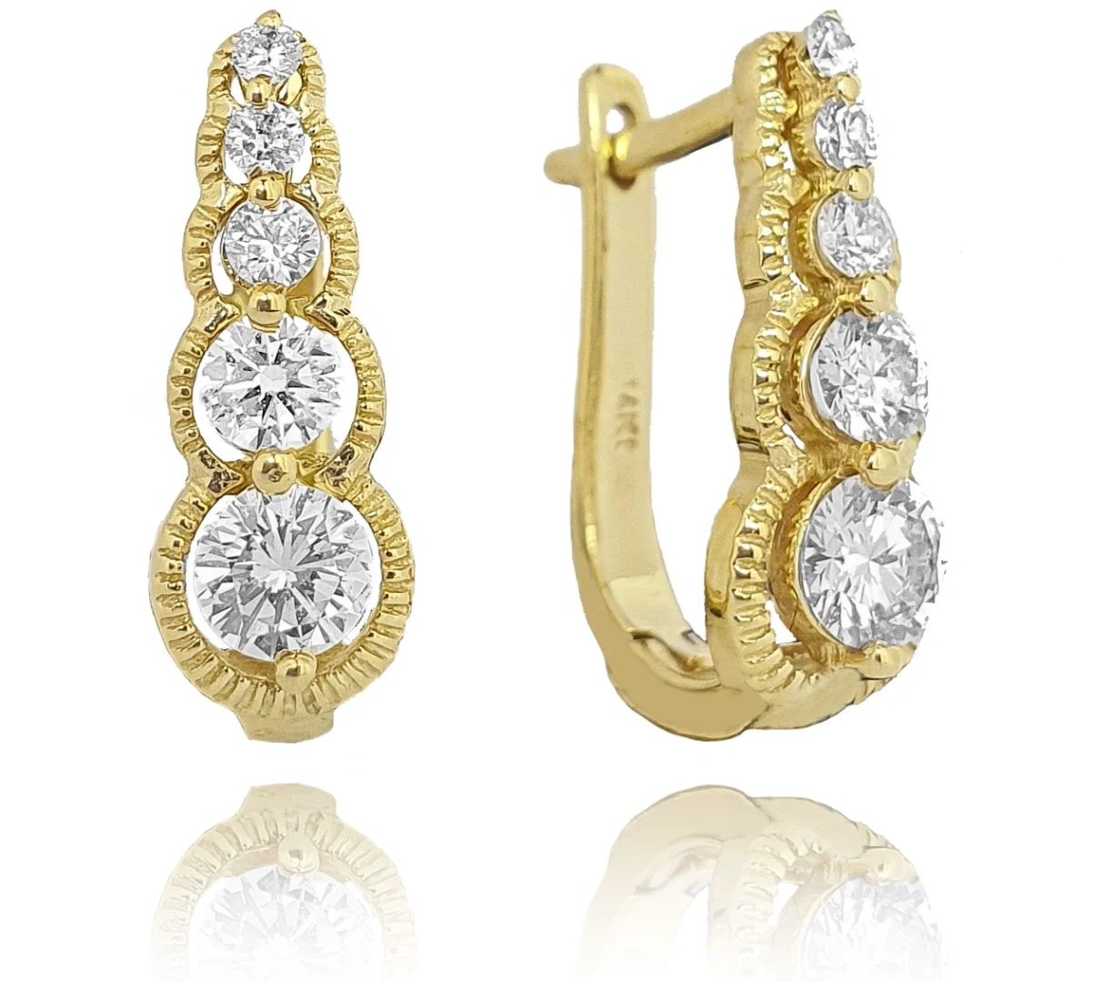 Ювелирный комплект Goldos Premium MR1372-S 17,5р 6,3гр 1,56ct.  - фото 3