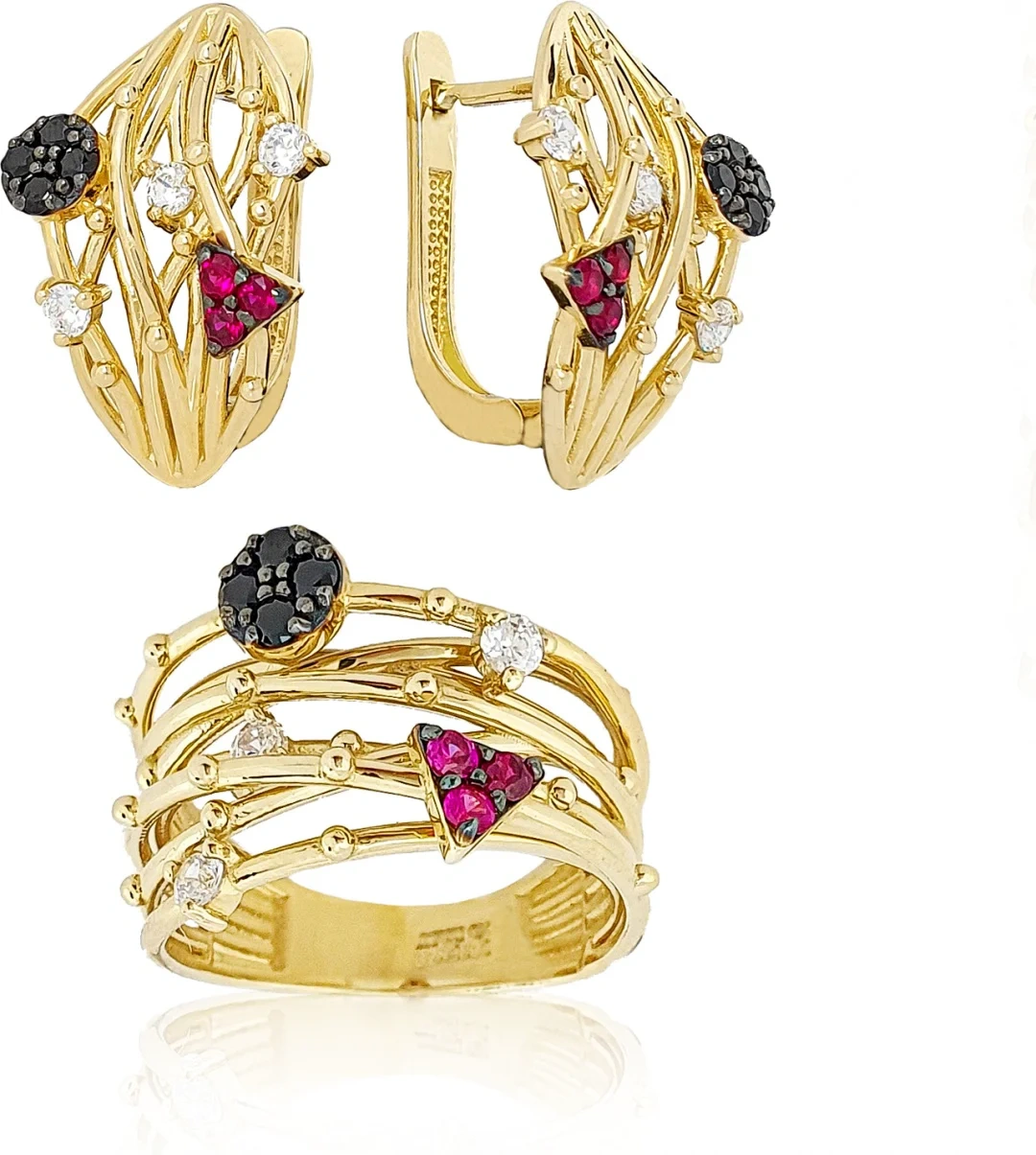 Ювелирный комплект Goldos 143666-S 18р  - фото 2