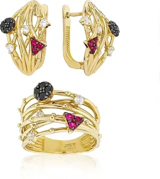 Ювелирный комплект Goldos 143666-S 18р  - фото 2