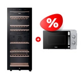 Комплект Винный шкаф Haier FWC77GDAE1 + СВЧ-печь Haier HMB-MM208SA 