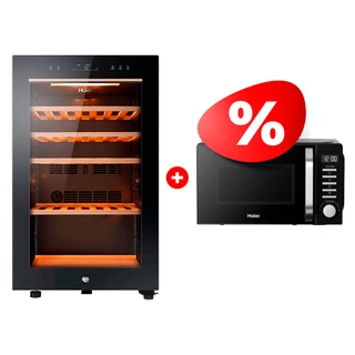 Комплект Винный шкаф Haier FWC49GA + Микроволновая печь Haier HMB-DG208BA TD0045261 
