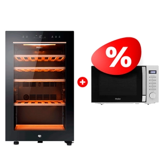 Комплект Винный шкаф Haier FWC49GA + Микроволновая печь Haier HMB-DG208SA TD0045262 