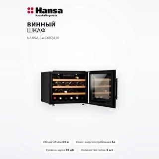 Винный шкаф Hansa BWC60241B - фото 2