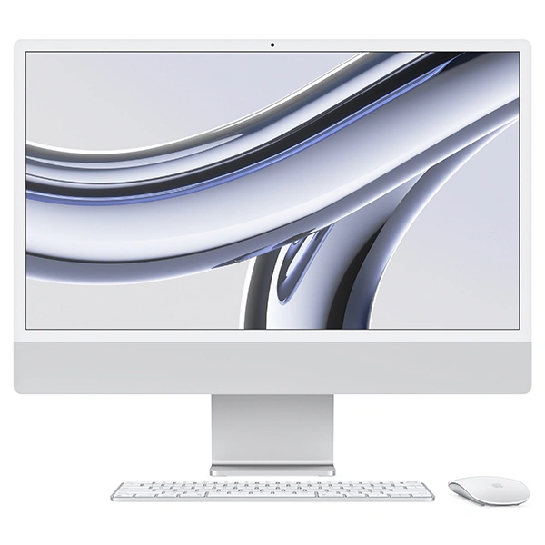 Apple моноблогы iMac 24 M3 8CPU 10GPU SSD 256GB Silver (MQRJ3)