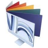 Apple моноблогы iMac 24 M3 8CPU 10GPU SSD 256GB Silver (MQRJ3) - фото 8