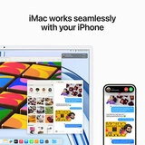 Моноблок Apple iMac 24 M3 8CPU 10GPU SSD 512GB Silver (MQRK3) - фото 7