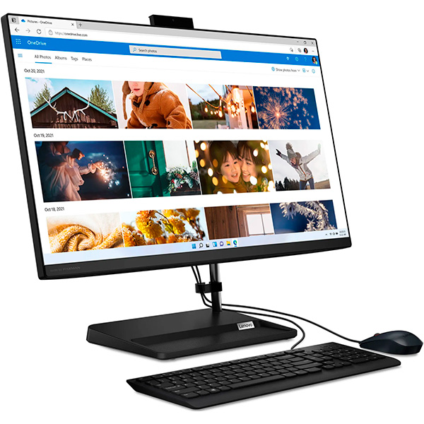 Моноблок Lenovo IdeaCentre AIO 3 27ALC6 Ryzen 5 7430U 16GB / SSD 512GB / Radeon Graphics / DOS / F0FY00P2RK - фото 4