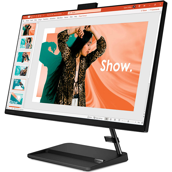 Моноблок Lenovo IdeaCentre AIO 3 24ALC6 Ryzen 5 7430U 16GB / SSD 512GB / Radeon Graphics / DOS / F0G1011JRK - фото 5