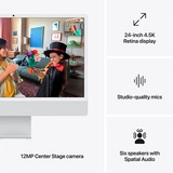 Моноблок Apple iMac 24" M4 10CPU 10GPU SSD 512GB Silver (MCR24RU/A) - фото 7