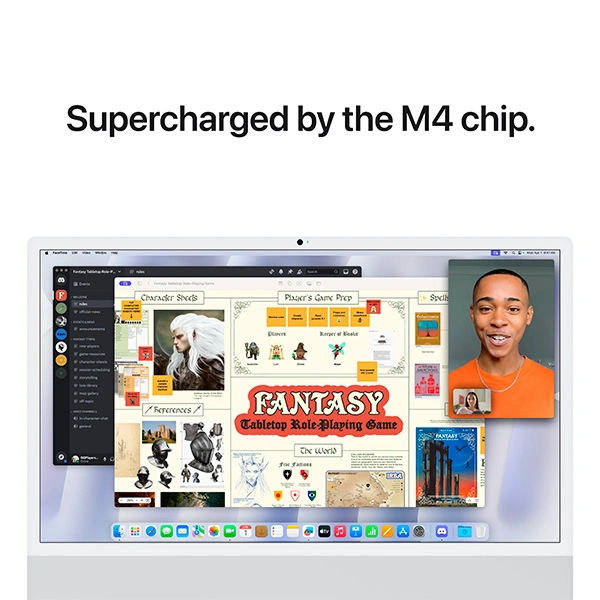 Моноблок Apple iMac 24" M4 8CPU 8GPU 256GB Silver (MWUC3RU/A) - фото 6