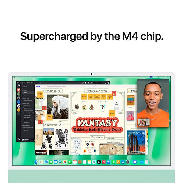 Моноблок Apple iMac 24" M4 8CPU 8GPU SSD 256GB Green (MWUE3RU/A) - фото 6
