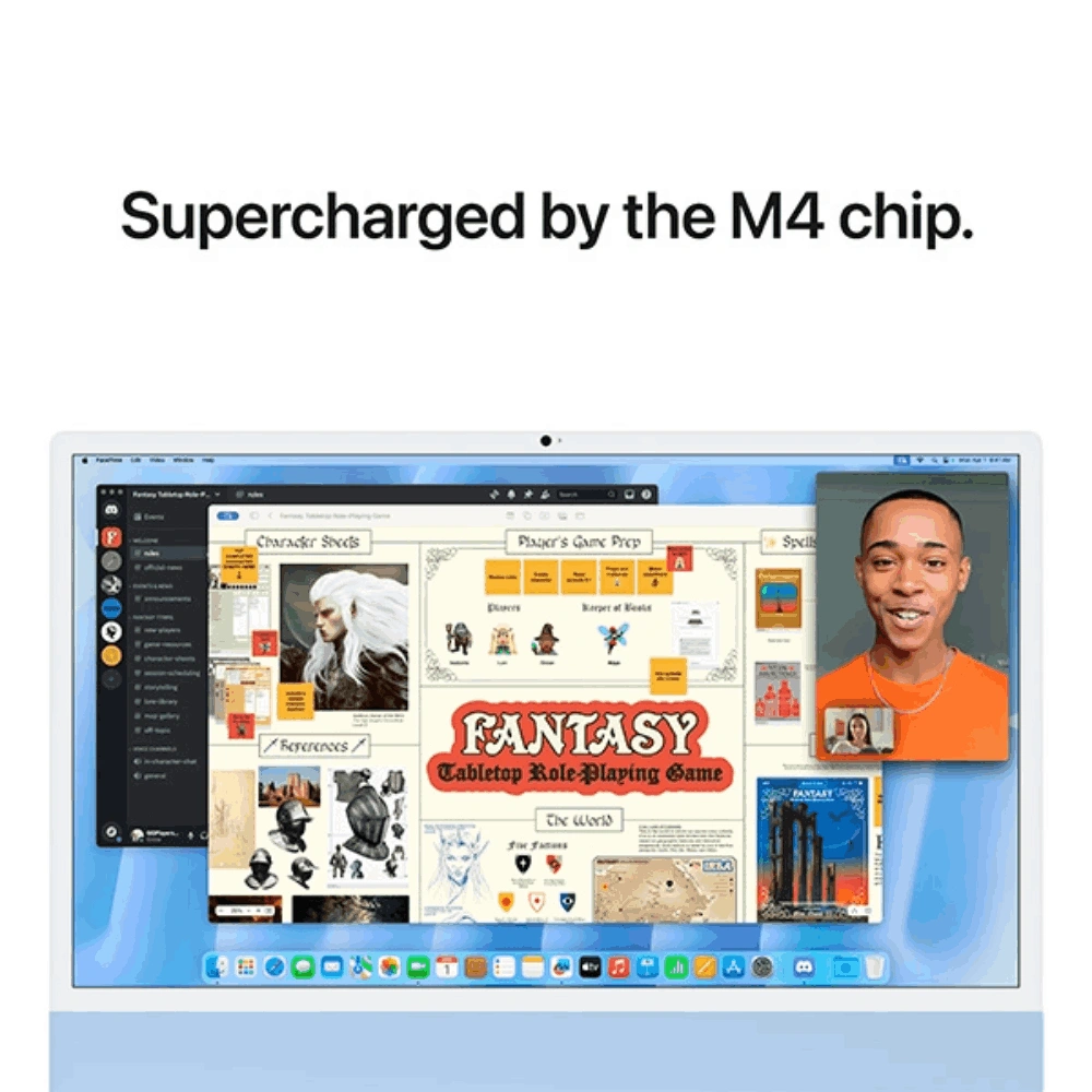 Моноблок Apple iMac 24 M4 10CPU 10GPU 16/256GB Blue (MWV13RU/A) DEMO - фото 6