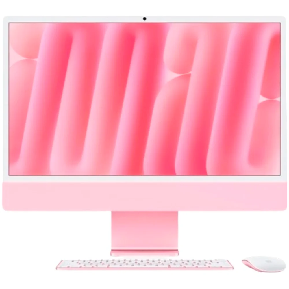 Моноблок Apple 24-inch iMac Retina 4.5K display: Apple M4 10‑core CPU and 10‑core GPU, 16GB, 256GB SSD - Pink / A3137 / MWV43RU/A