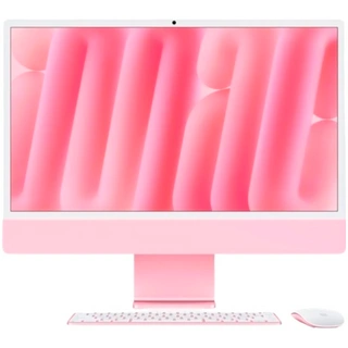 Моноблок Apple 24-inch iMac Retina 4.5K display: Apple M4 10‑core CPU and 10‑core GPU, 16GB, 256GB SSD - Pink / A3137 / MWV43RU/A