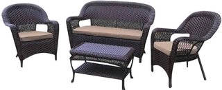 Комплект Афина-Мебель LV 130 коричневый, бежевый 