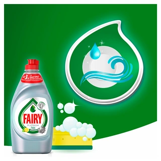Средство для мытья посуды Fairy Platinum Лимон и лайм 650 мл