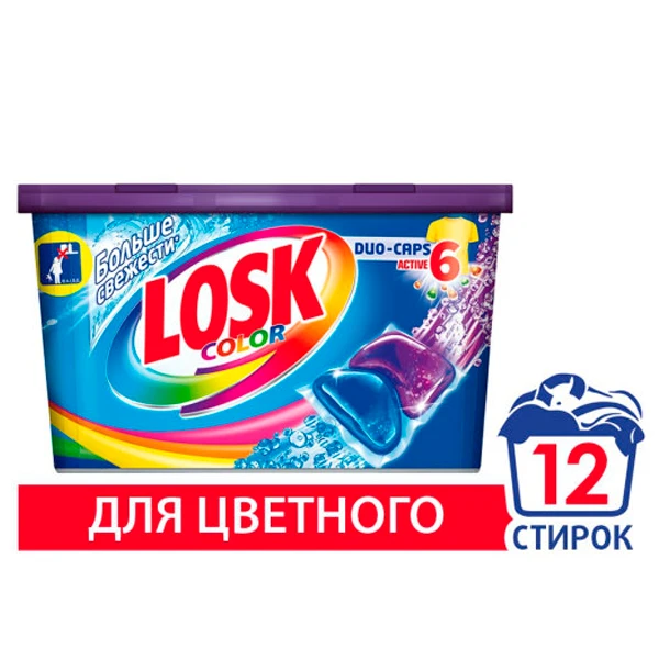 Капсулы для стирки Losk Color 12 шт - фото 3