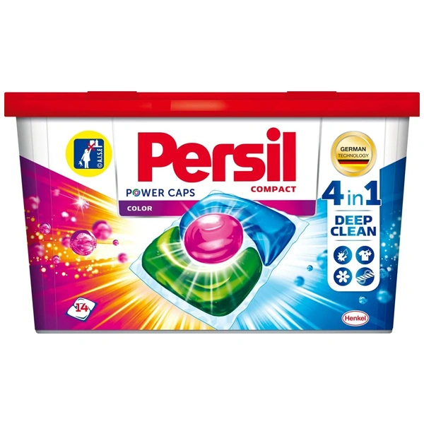 Капсулы для стирки Persil Power Caps Color 4в1 14 шт