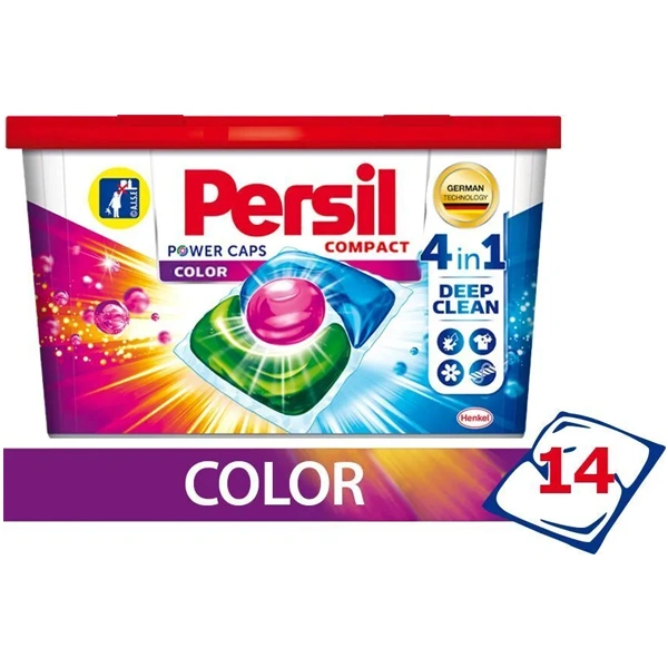 Капсулы для стирки Persil Power Caps Color 4в1 14 шт - фото 3