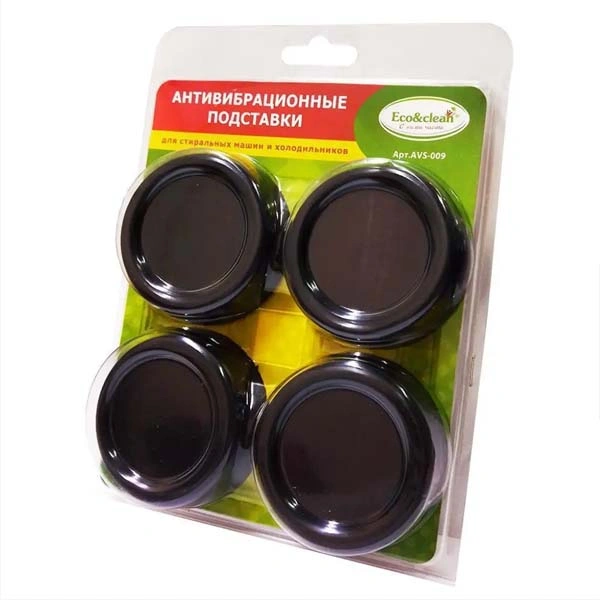 Антивибрационные подставки Eco&clean AVS-009 черные