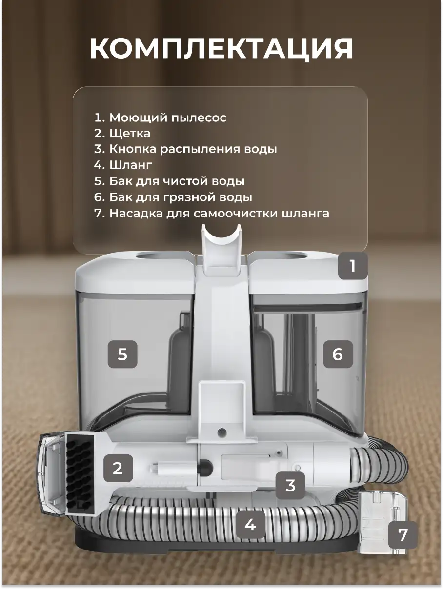 Моющий пылесос ARG W-01 - фото 8