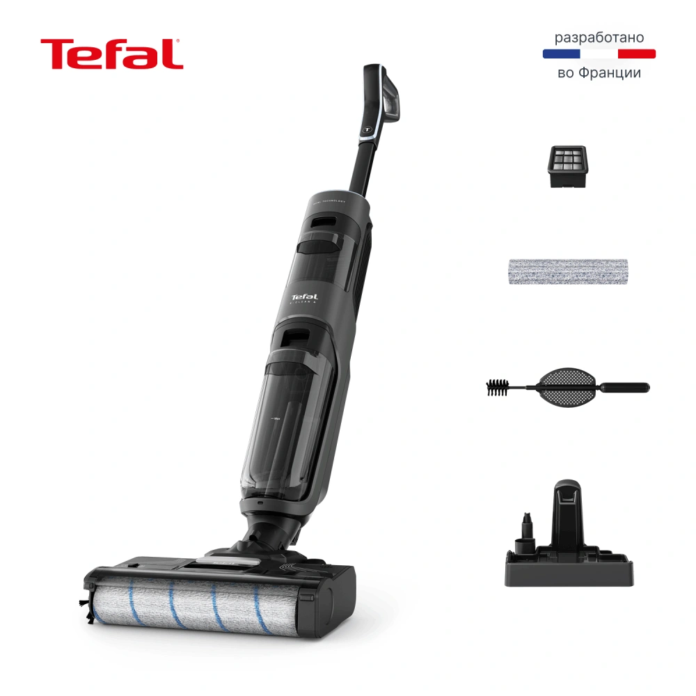 Вертикальный моющий пылесос Tefal X-Clean 4 GF5035F0 - фото 17