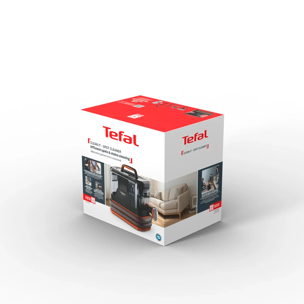 Моющий пылесос для чистки мебели, текстиля и ковров Tefal Clean IT IZ5011F0 - фото 12