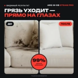Моющий пылесос для мебели, ковров и кафеля с функцией пара ARG W-08 - фото 10