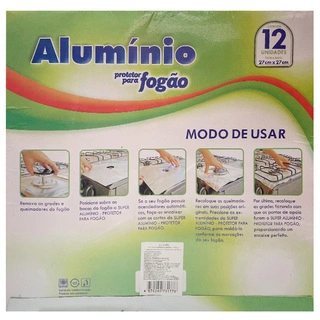 Фольга для кухонной плиты Olimpic набор 12 шт 27х27 см (211876) - фото 2