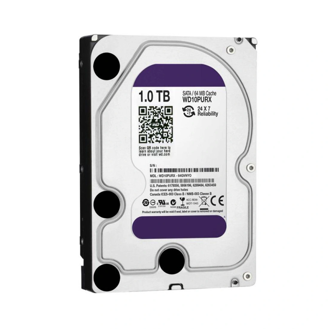 Жесткий диск Western Digital WD10PURX HDD 1Tb WD10PURX