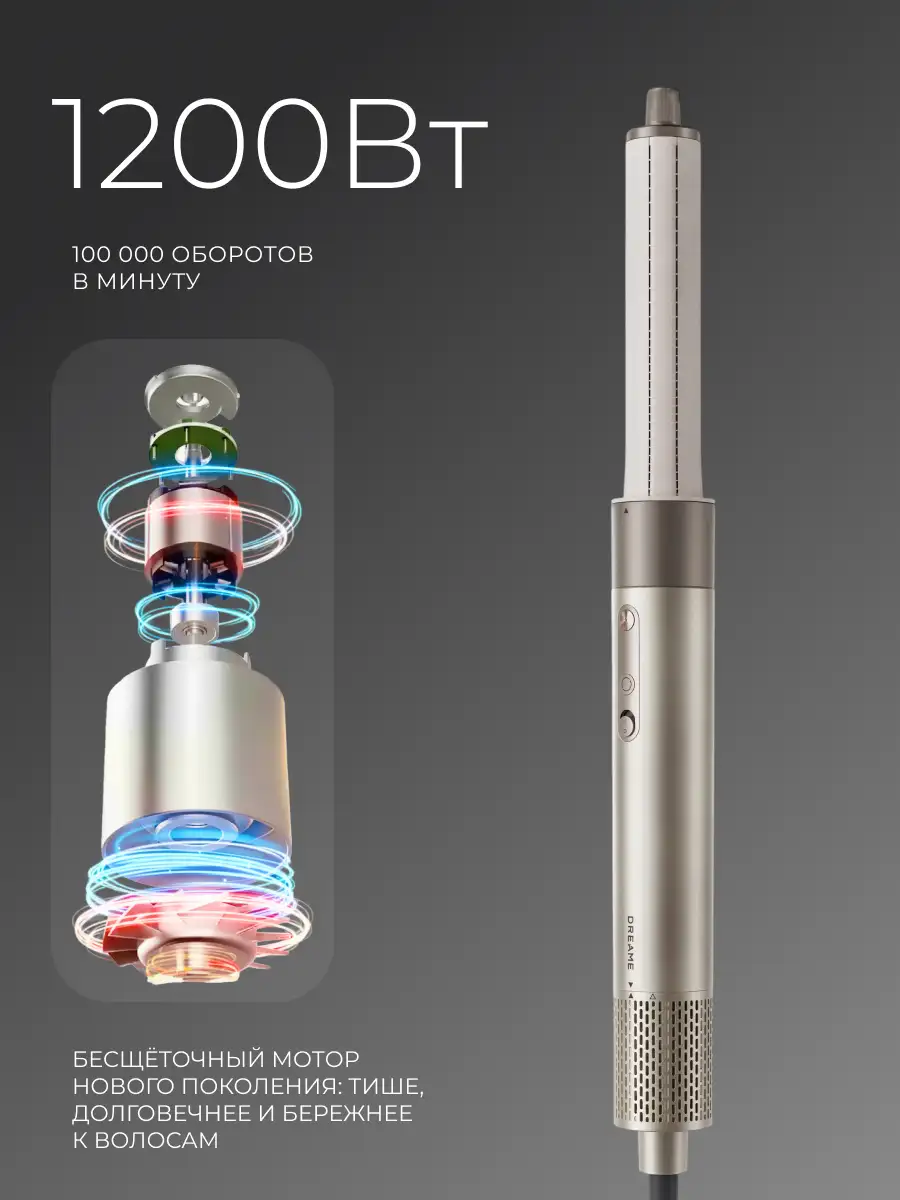 Стайлер Dreame AMF17A  AirStyle Gold Titanium - фото 3