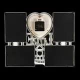 Часы настенные, серия: Фото, "LOVE", 4 фоторамки, белые, 42х33 см  - фото 2