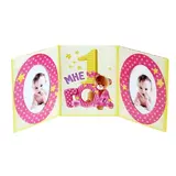 Фоторамка-триптих "Мне 1 год" для девочки 