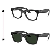 Смарт-очки Ray-Ban Meta Wayfarer RW4006 Matte Black / Transition Graph. Green