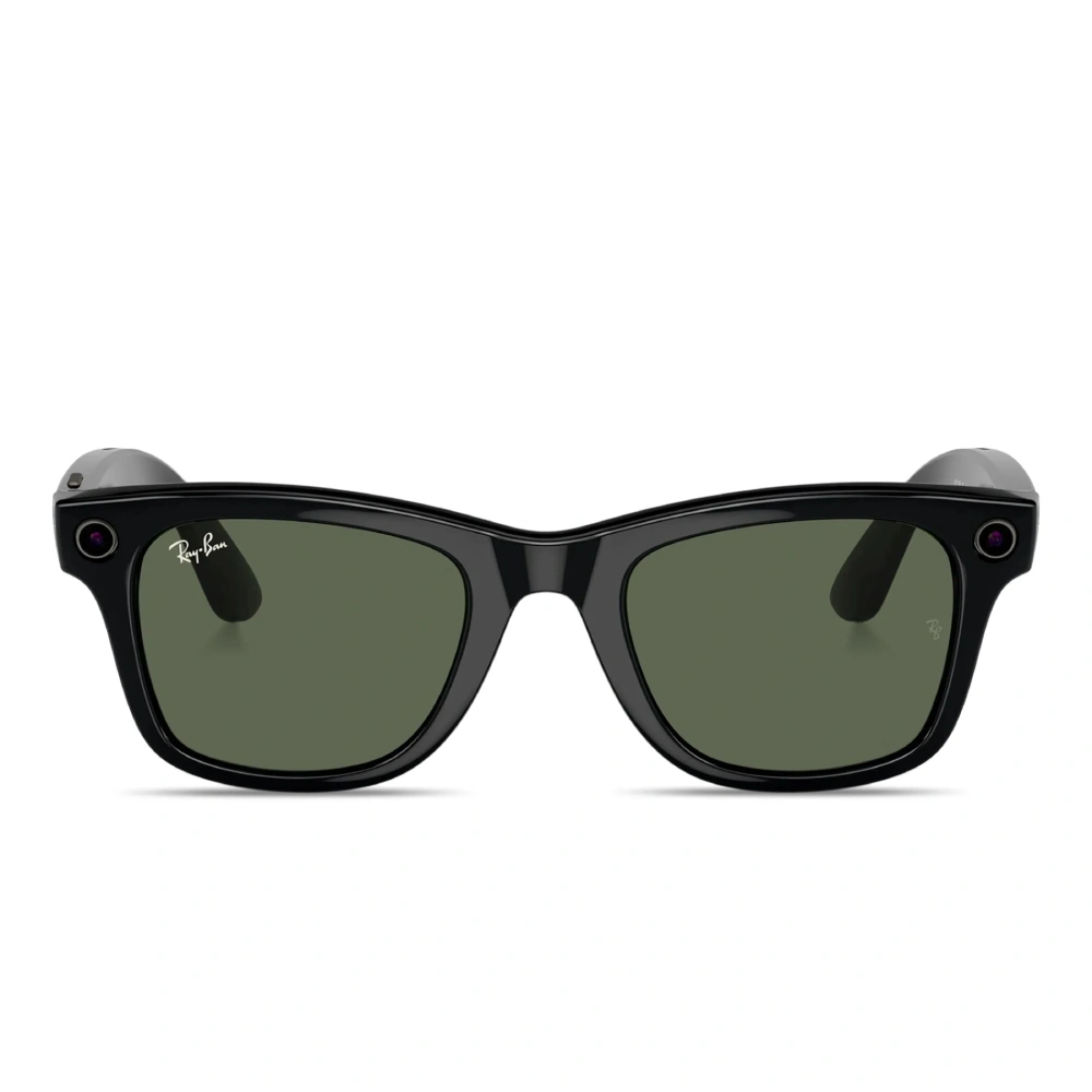 Смарт-очки Ray-Ban Meta Wayfarer RW4006 Shiny Black / G-15 Green