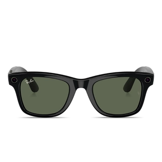 Смарт-очки Ray-Ban Meta Wayfarer RW4006 Shiny Black / G-15 Green