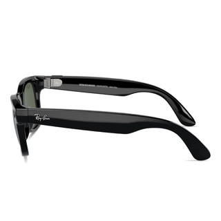 Смарт-очки Ray-Ban Meta Wayfarer RW4006 Shiny Black / G-15 Green - фото 3