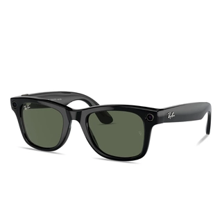 Смарт-очки Ray-Ban Meta Wayfarer RW4006 Shiny Black / G-15 Green - фото 2