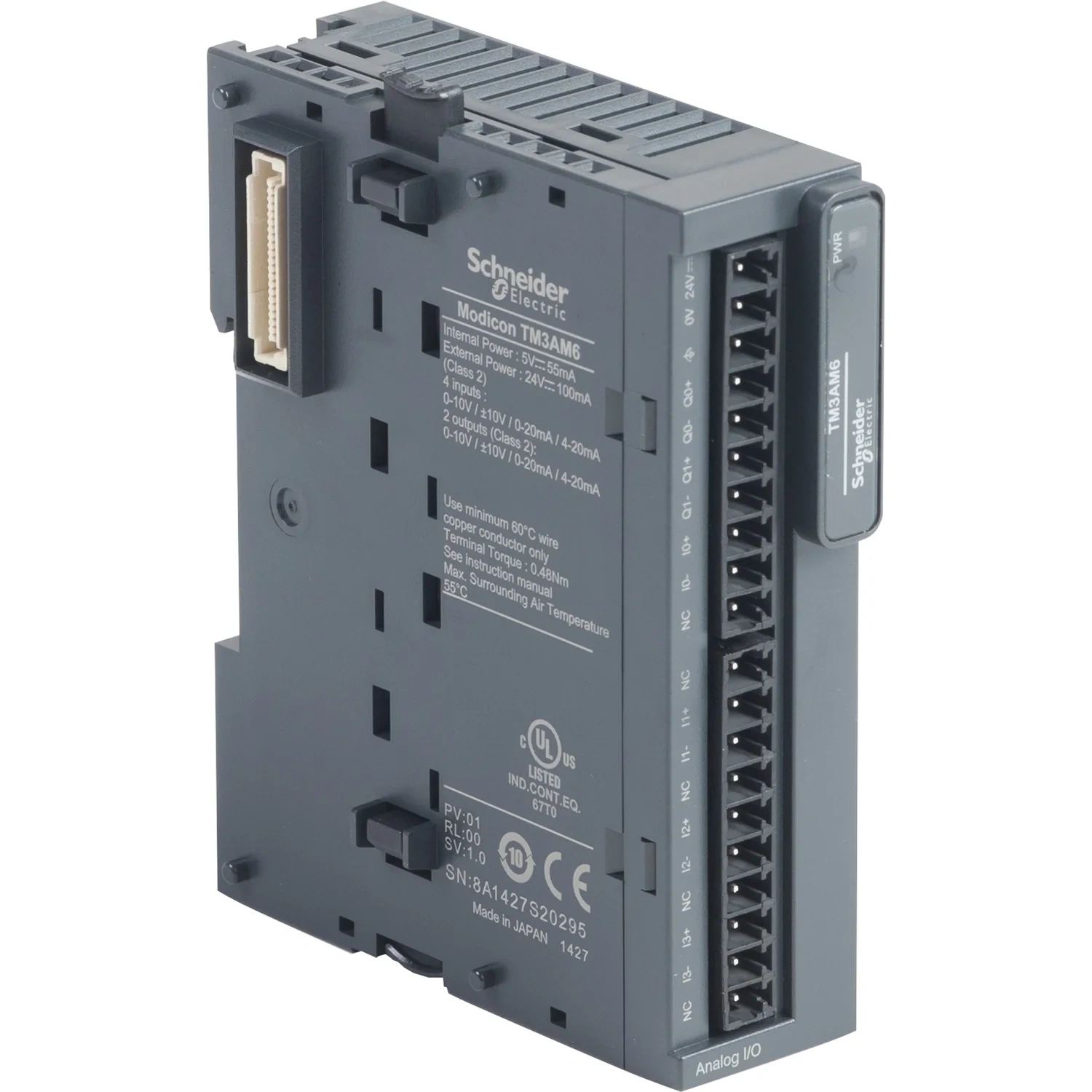 Аналоговый модуль расширения Schneider Electric TM3AM6