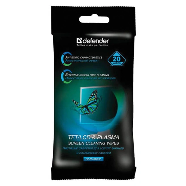 Чистящие салфетки Defender 30202 (20шт)