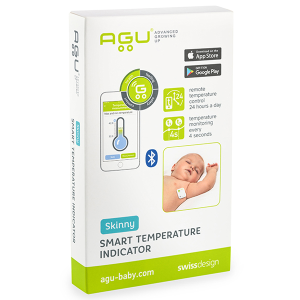 Смарт индикатор температуры нательный AGU Skinny ST12