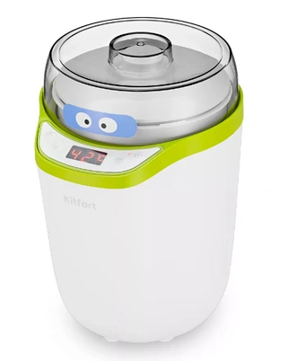Йогуртница Kitfort КТ-2077-2 бело-салатовый 