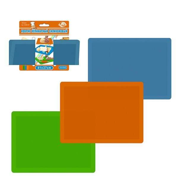 Коврик кулинарный силиконовый Мультидом AN80-93 (3 цвета)