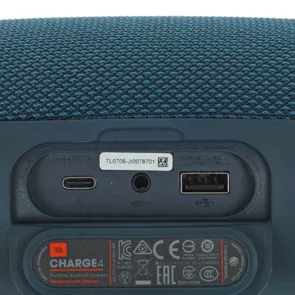 Портативная колонка JBL Charge 4 Blue - фото 5